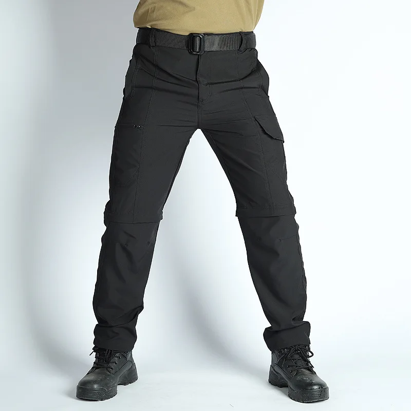 Men's Hiking Pants Convertible Zip Off Lightweight Waterproof Quick Dry Outdoor Fishing Travel Safari Camping Detachable Trouser