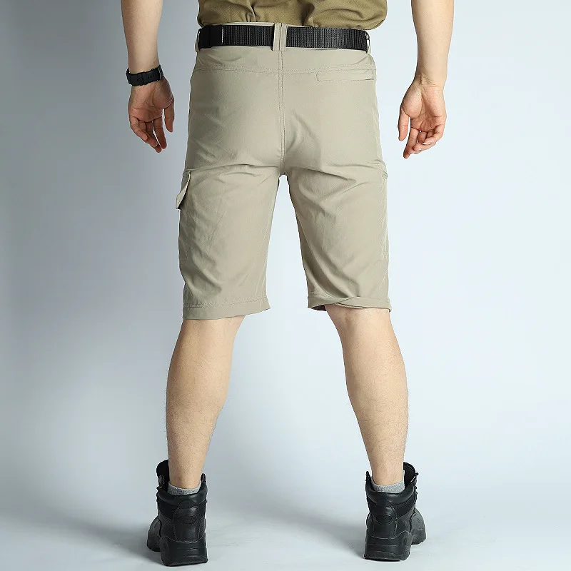 Men's Hiking Pants Convertible Zip Off Lightweight Waterproof Quick Dry Outdoor Fishing Travel Safari Camping Detachable Trouser