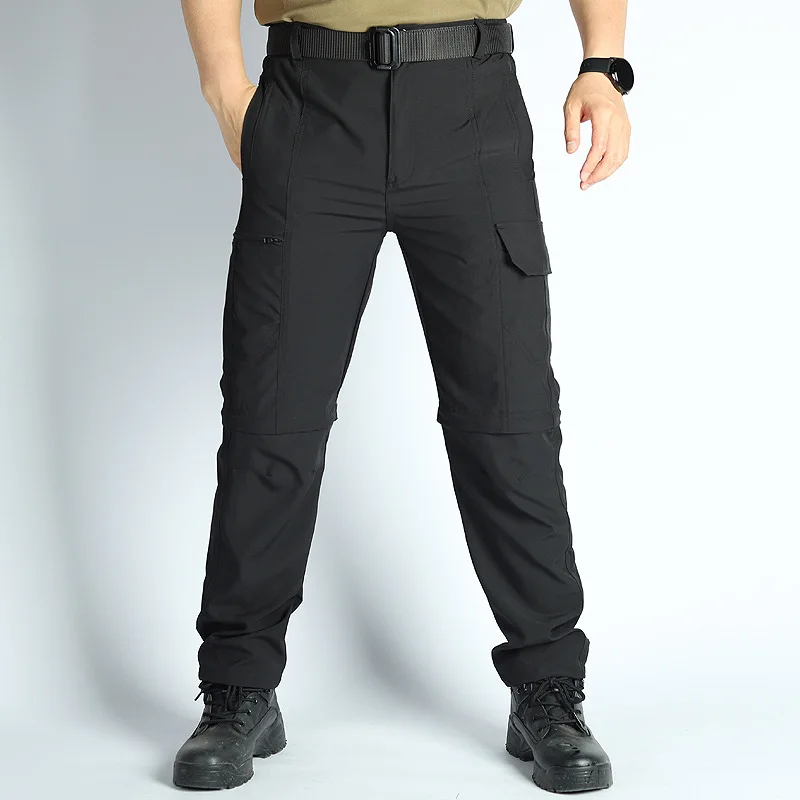 Men's Hiking Pants Convertible Zip Off Lightweight Waterproof Quick Dry Outdoor Fishing Travel Safari Camping Detachable Trouser