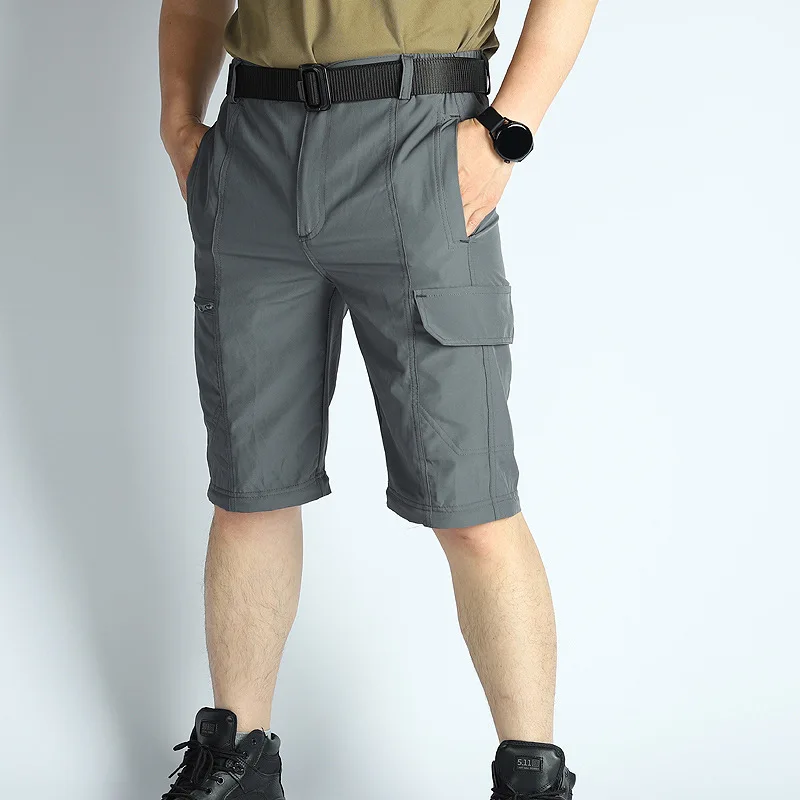 Men's Hiking Pants Convertible Zip Off Lightweight Waterproof Quick Dry Outdoor Fishing Travel Safari Camping Detachable Trouser