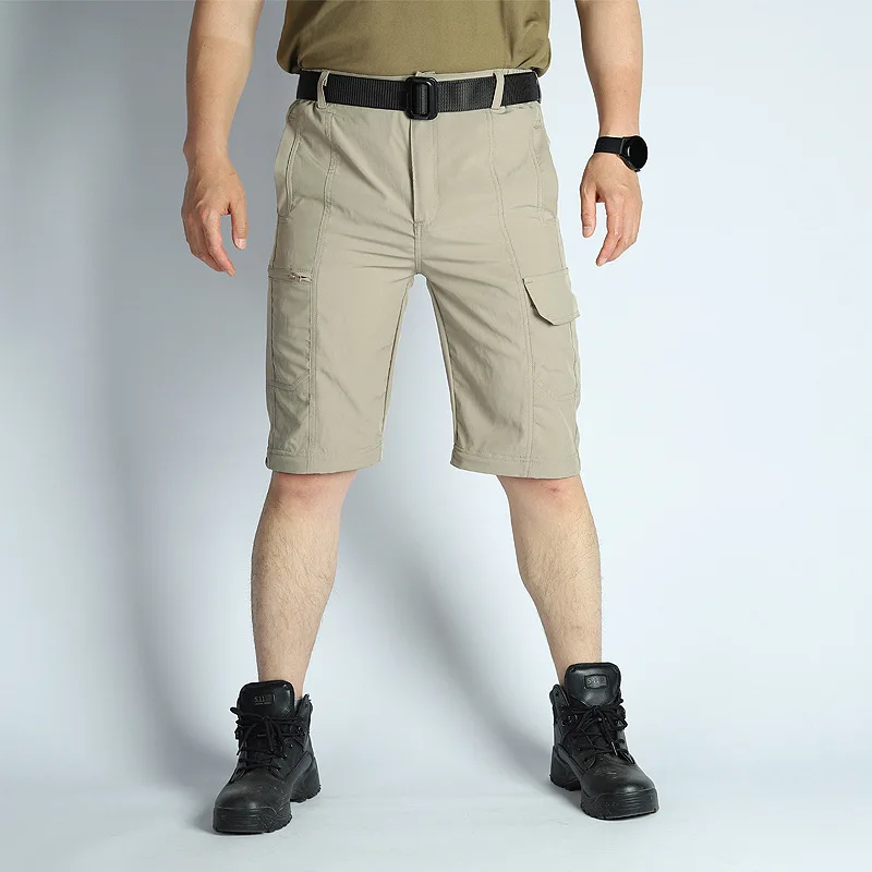 Men's Hiking Pants Convertible Zip Off Lightweight Waterproof Quick Dry Outdoor Fishing Travel Safari Camping Detachable Trouser