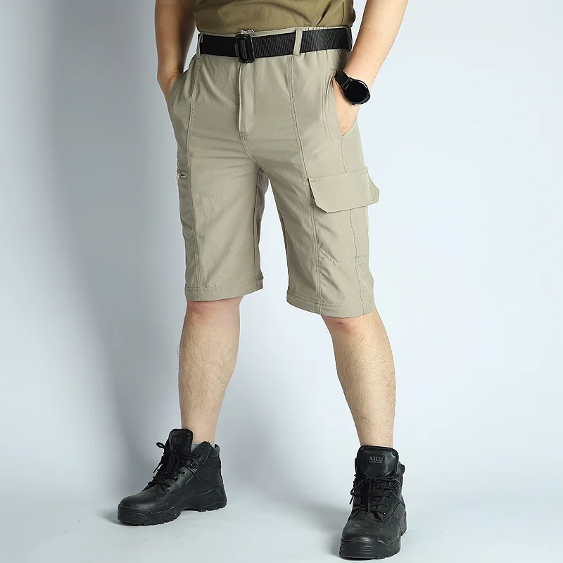 Men's Hiking Pants Convertible Zip Off Lightweight Waterproof Quick Dry Outdoor Fishing Travel Safari Camping Detachable Trouser