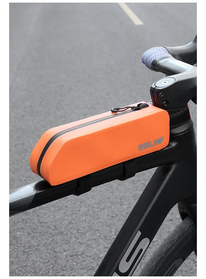 Bike Tube Bag Mountain Road Bike Large Capacity Hard Shell Waterproof Front Handlebar Pack Bike Riding Equipment