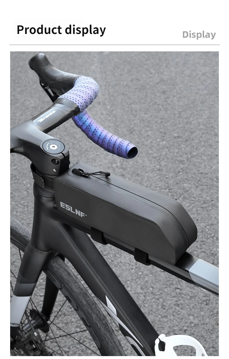 Bike Tube Bag Mountain Road Bike Large Capacity Hard Shell Waterproof Front Handlebar Pack Bike Riding Equipment