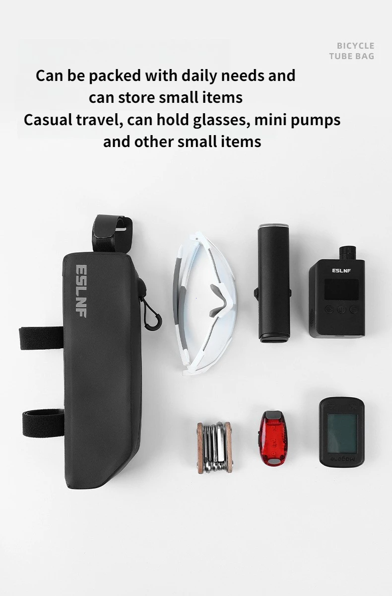 Bike Tube Bag Mountain Road Bike Large Capacity Hard Shell Waterproof Front Handlebar Pack Bike Riding Equipment