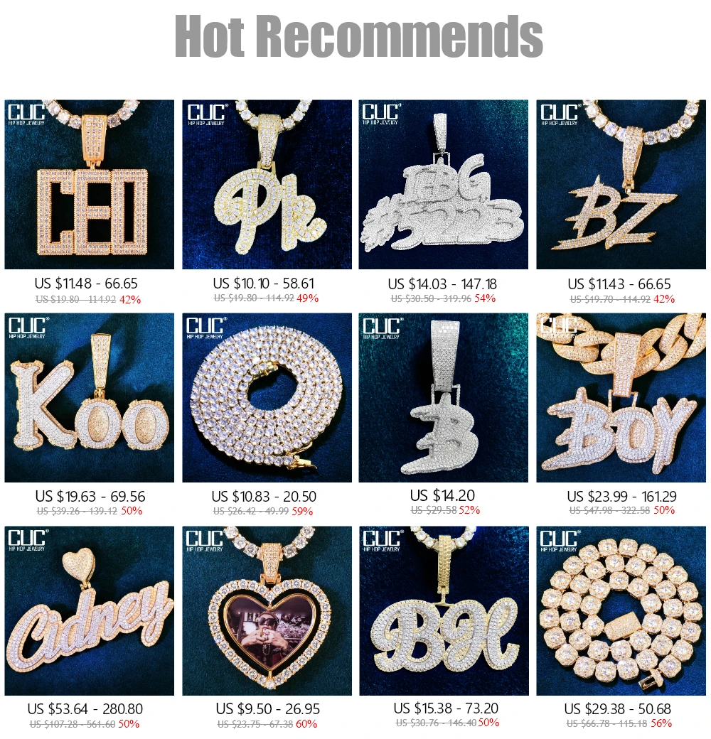 8mm 10mm 12mm Miami Cuban Chain Necklace For Men Women Iced Out Zircon Hip Hop Link Gold Silver Color Fashion Rock Jewelry