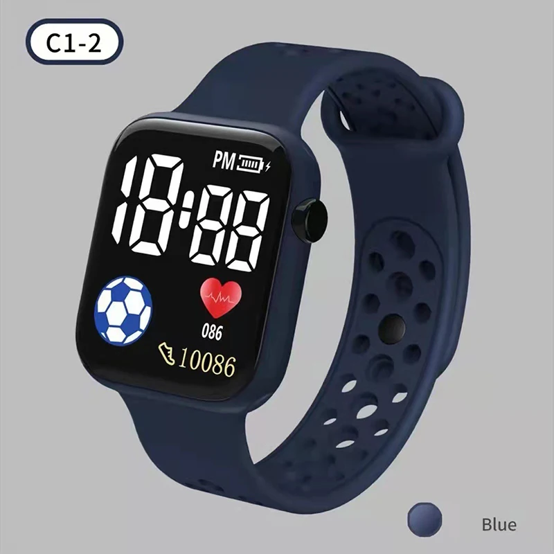 Creative Calculator Watch Cartoon LED Digital Kids Watch Fashion Sports Electronic Watch for Boys Girls Kids Student Gift Clock