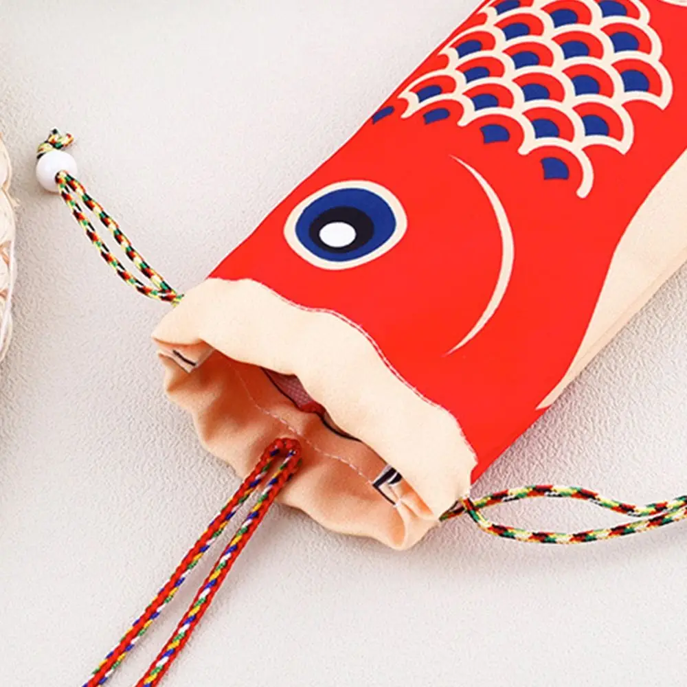 Koi Carp Blessing Bag Japanese Style Sachet Ethnic Style Jewelry Bags Coin Purse Hanfu Decor Brocade Lucky Pouch Small Item Bag
