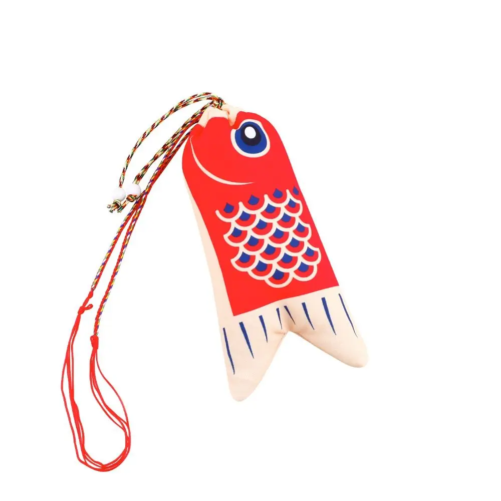Koi Carp Blessing Bag Japanese Style Sachet Ethnic Style Jewelry Bags Coin Purse Hanfu Decor Brocade Lucky Pouch Small Item Bag