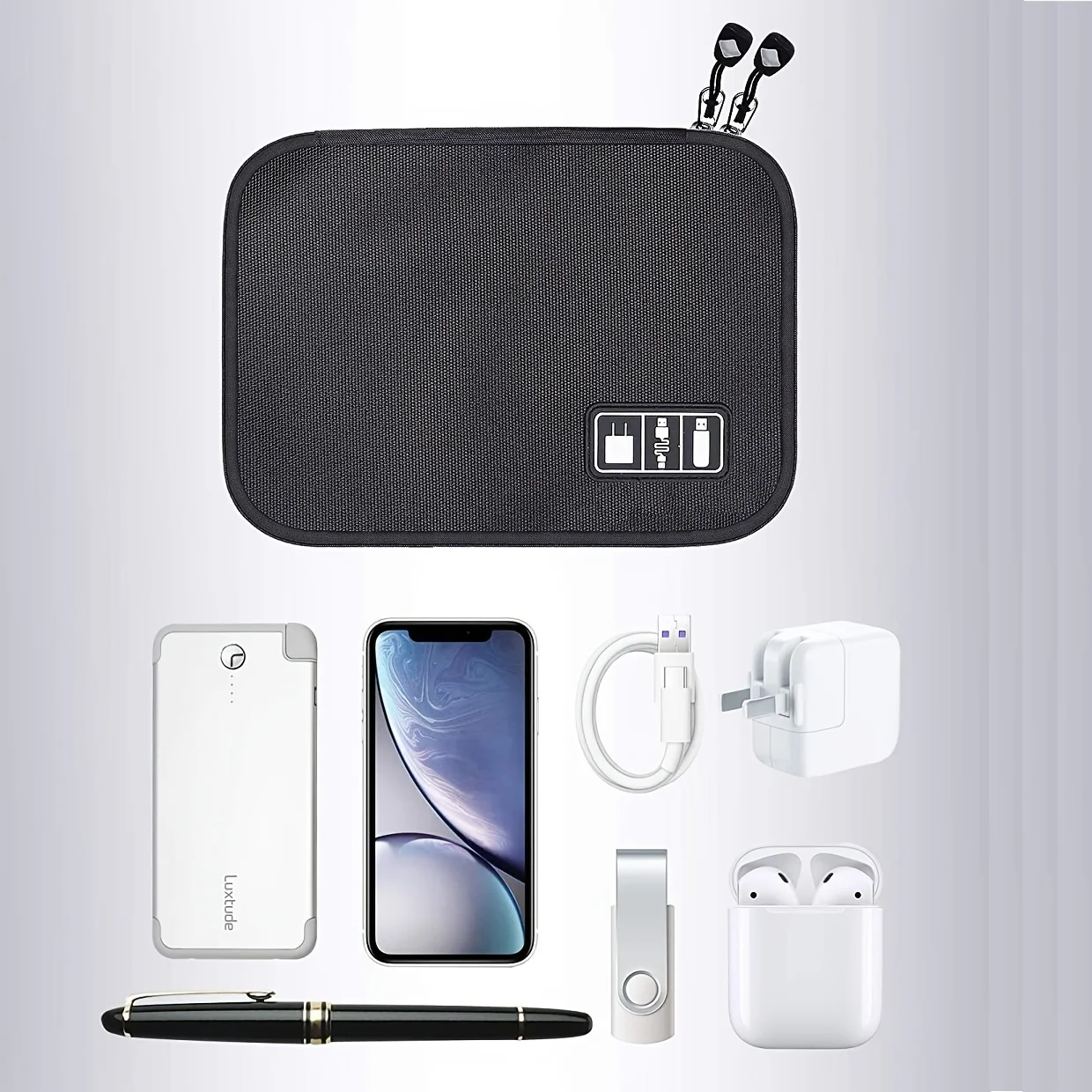 Watchband Bag for Apple Watch Strap Box Case Travel Smart Watch Wriststrap Storage Bag Box Watches Organizer Band Holder