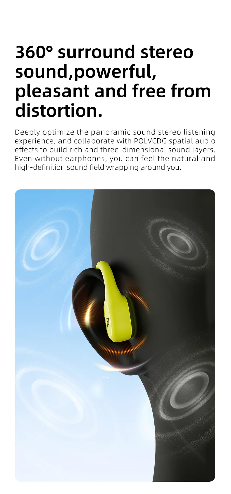 POLVCDG X9 Bone Conduction Swimming Earphones 32G IPX8 Waterproof Open Swimming Running Bicycle Earphones Ear Hanging Earphones