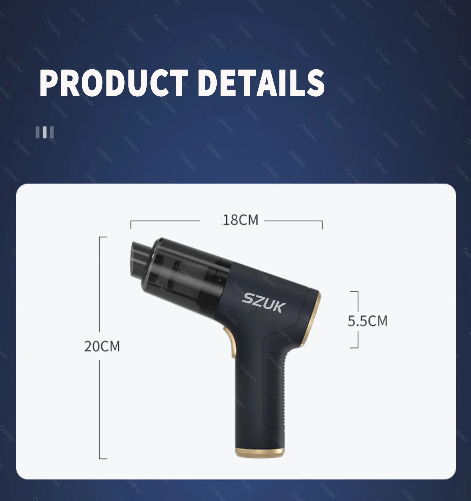 SZUK 2026 New Mini Vacuum Cleaner 780000PA Powerful Cordless Vacuum Cleaner Mini Blower Handheld Portable Car Vacumm Cleaner