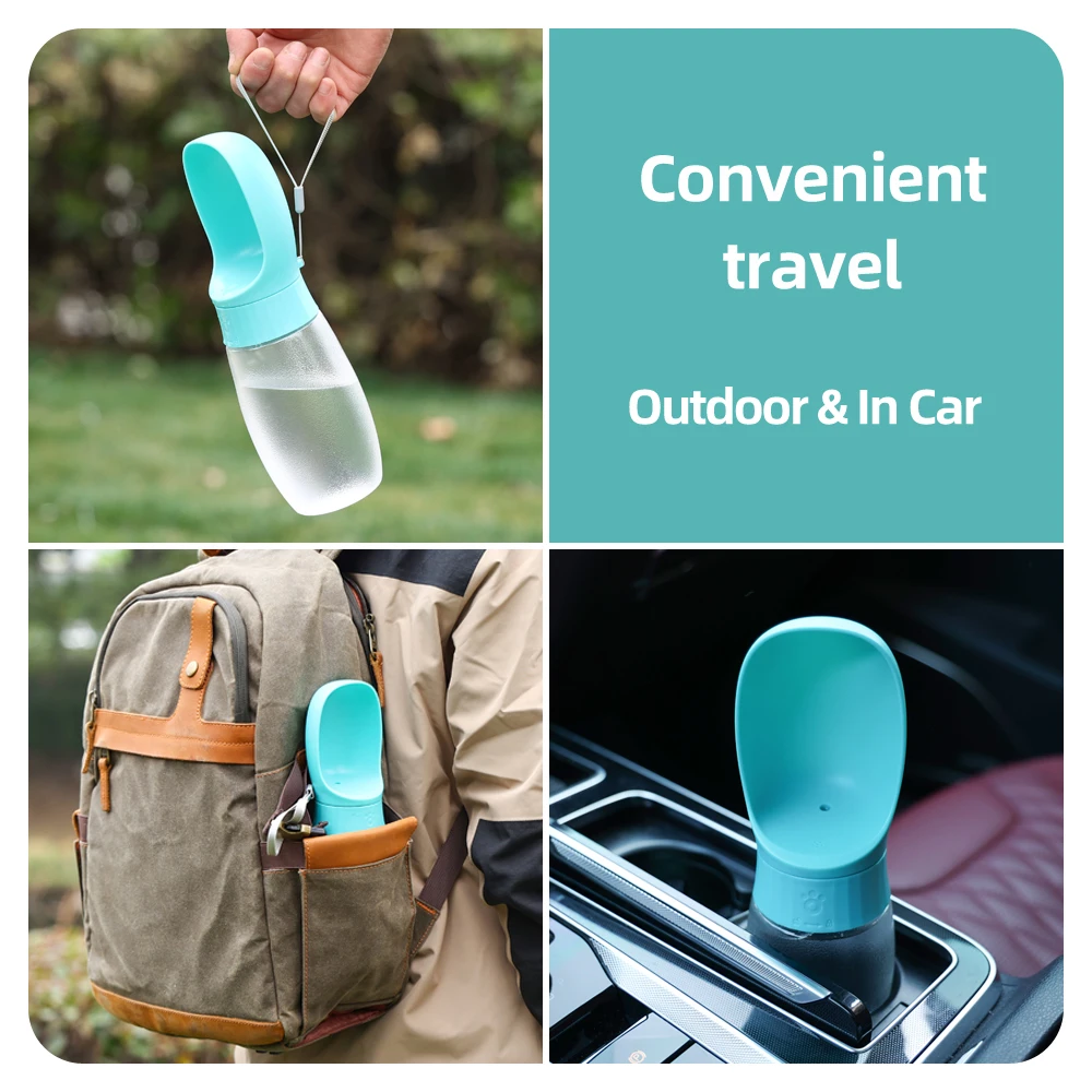 300ml 500ml Big Dog Water Bottle Portable Drinking Bowl For Small Dogs Cat Travel Hiking Puppy Pet Water Dispenser Cup Labrador