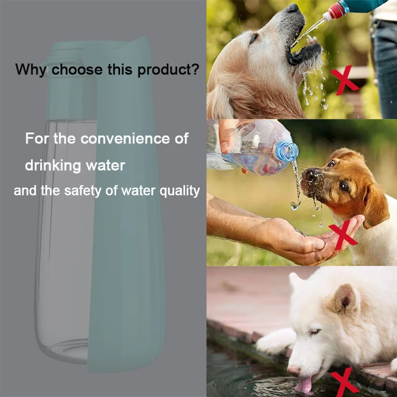 Dog Water Bottle Portable Pet Drinking Bowl For Small Big Dogs Foldable Puppy Cats Water Dispenser Outdoor Chihuahua Pug Product