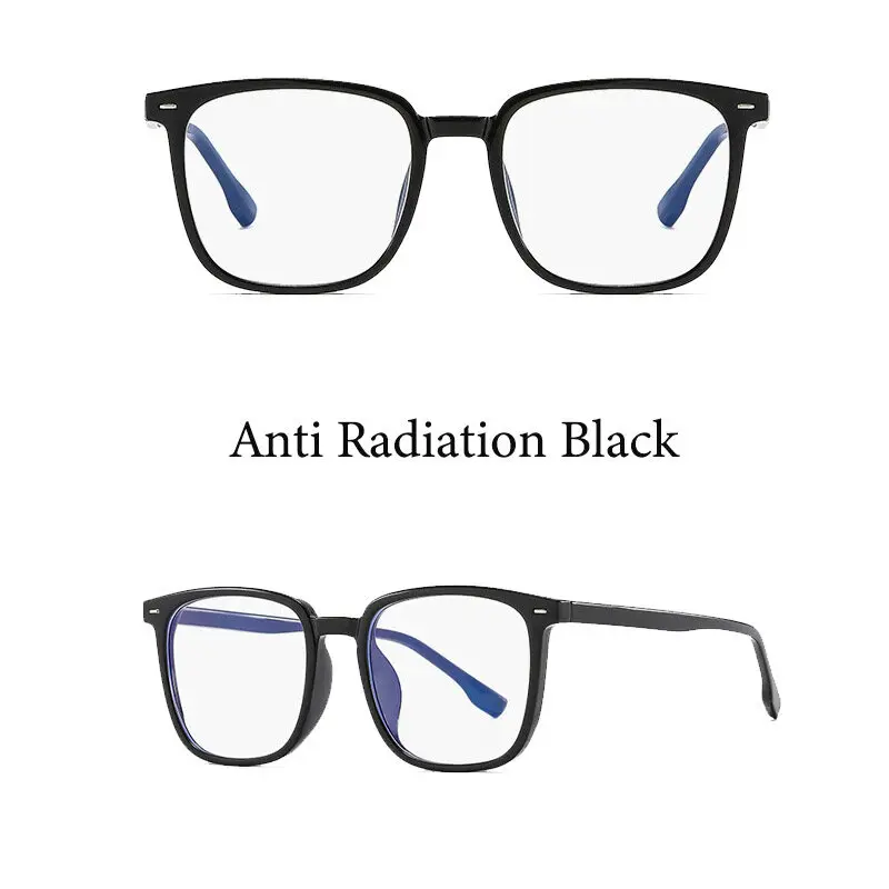 2026 Ultra Light Square Frame Photochromic Anti Radiation Glasses Replaceable Lens for Women Men Sunglasses Eyeglasses Frames