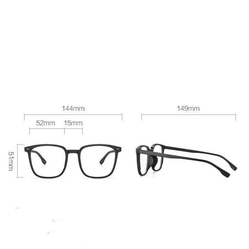 2026 Ultra Light Square Frame Photochromic Anti Radiation Glasses Replaceable Lens for Women Men Sunglasses Eyeglasses Frames