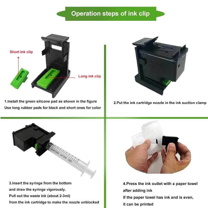 61 XL Compatible Ink Cartridge for HP 61XL for HP61 Envy 4500 4502 5530 & Deskjet 1050 2050 3050 Printer 61 Ink Cartridges