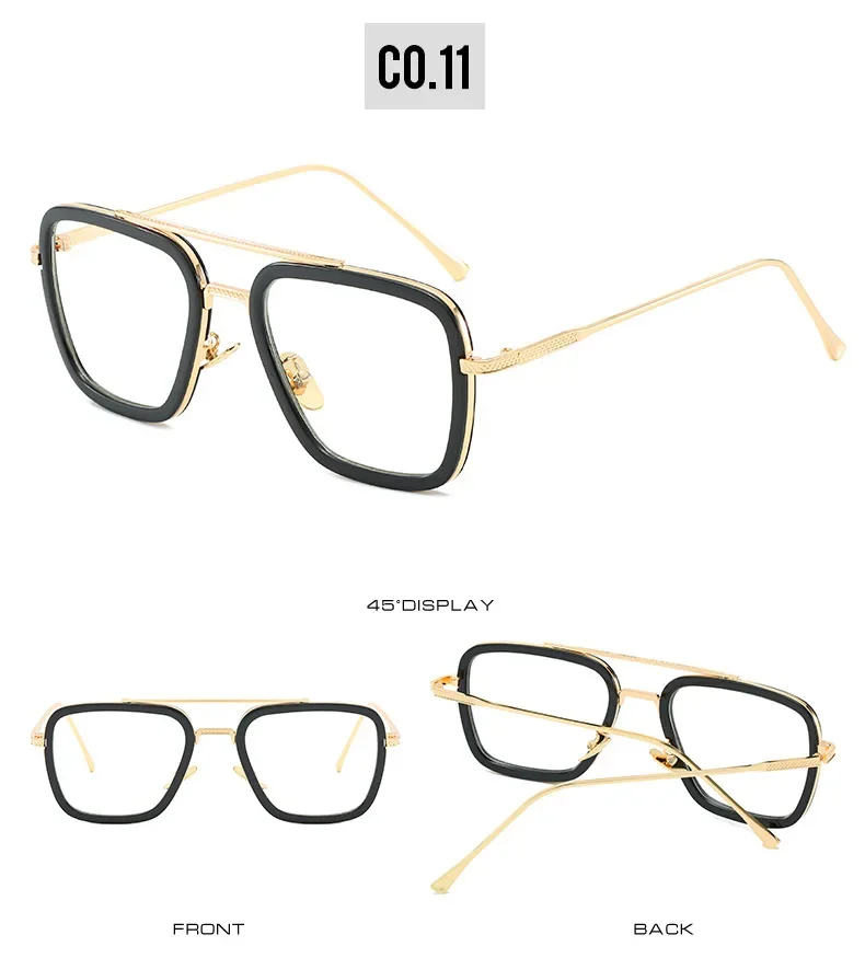 Tony Stark Glasses Men Women Sunglasses Iron man Eyewear Steampunk Sun Glasses Male Goggles