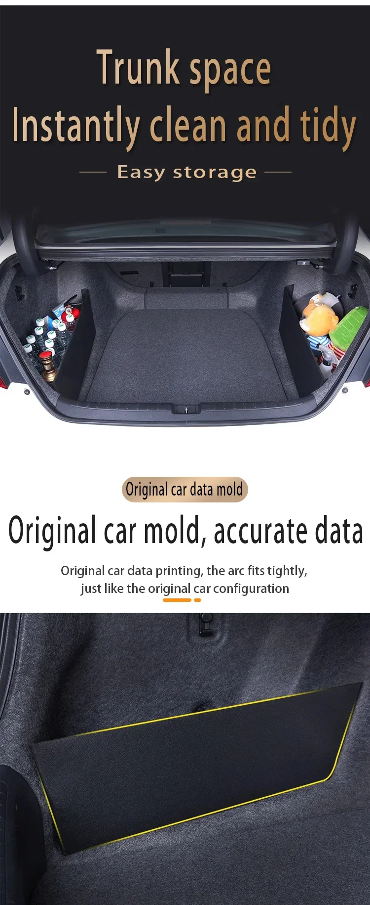Car Accessories For BMW I4 G26 BEV 2022~2026 2025 24 Trunk Storage Partition Multifunction Storage Auto Interior Parts Organizer