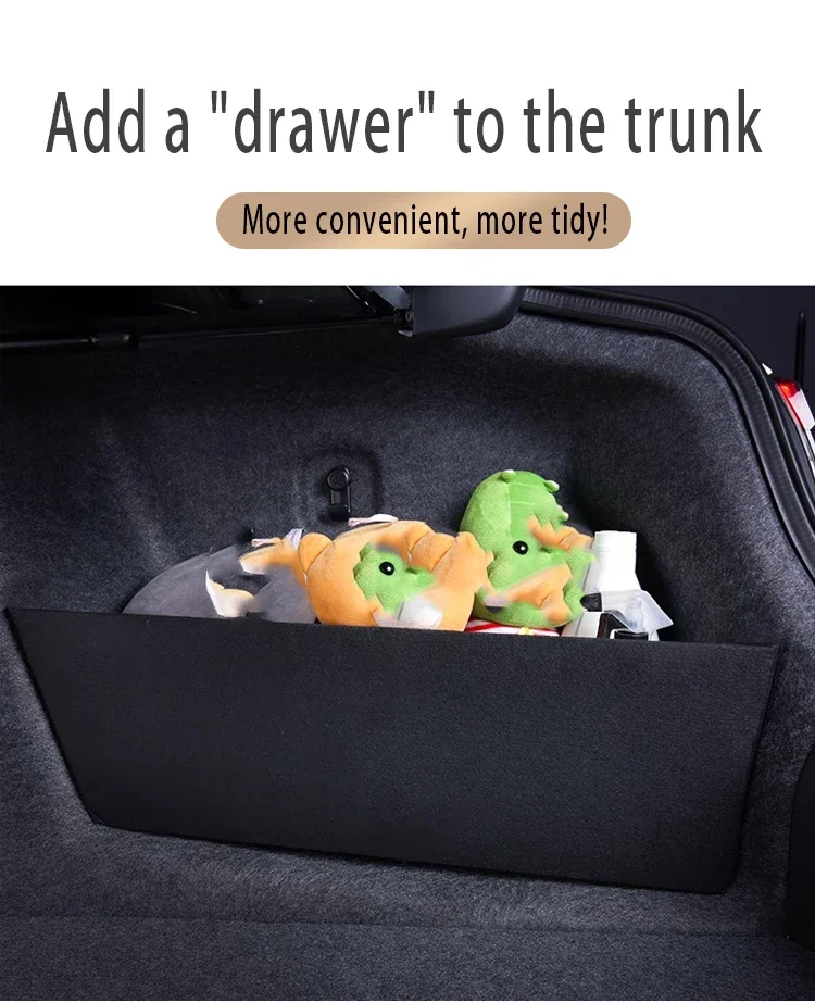 Car Accessories For BMW I4 G26 BEV 2022~2026 2025 24 Trunk Storage Partition Multifunction Storage Auto Interior Parts Organizer