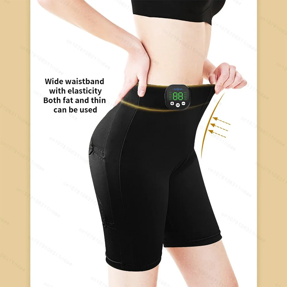 Smart Hip Lifting Shaping EMS Yoga Massage Shorts Micro Current Stimulation Acupoints Slimming Bodybuilding Buttock Trainer