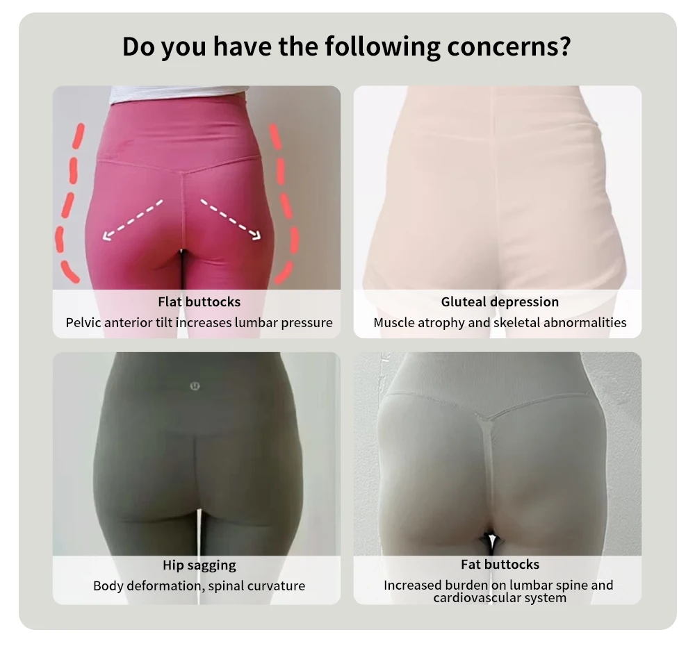 EMS Intelligent Microcurrent Shaping Yoga Massage Shorts Enhance Buttocks Fitness And Plastic Training Reduce Fat Mass Hip Lift