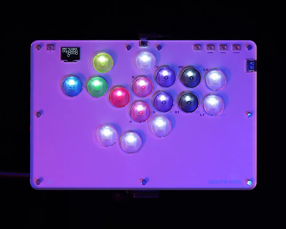 Haute42-COSMOX 20.6mm Keycaps Hitbox Leverless Controller Fighter For Kailh Customized Cross Cap Arcade Mechanical Keycap
