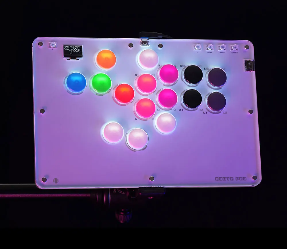 Haute42-COSMOX 20.6mm Keycaps Hitbox Leverless Controller Fighter For Kailh Customized Cross Cap Arcade Mechanical Keycap