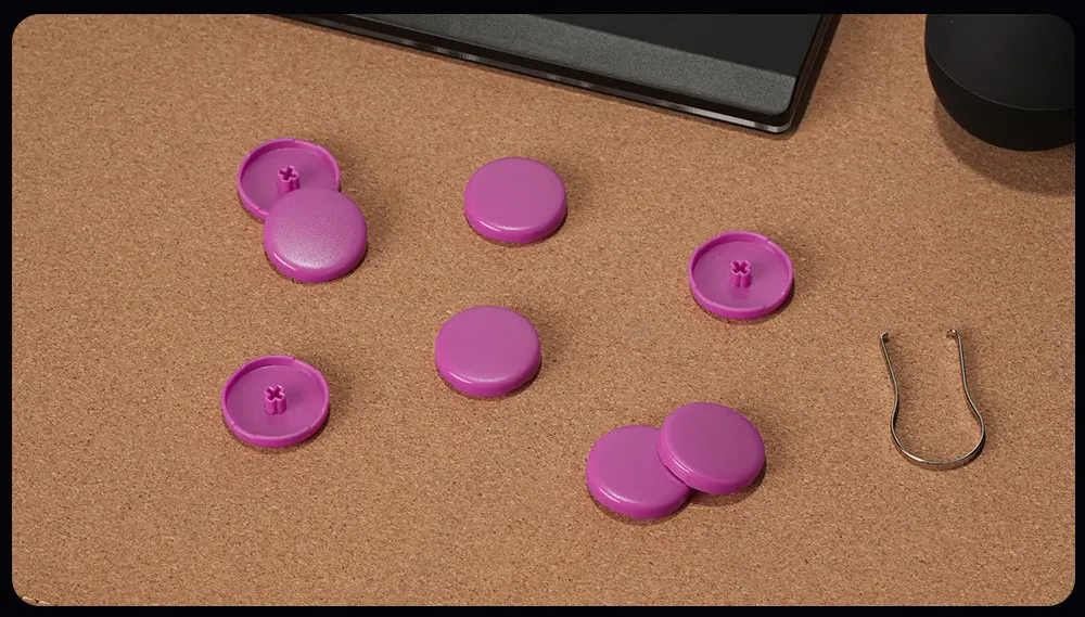 Haute42 Hitbox Cross Keycaps for Leverless Arcade Controller Mini Hitbox Button Caps Colorful DIY 20.6mm Low Profile Keycaps 8PC