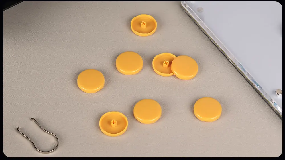 Haute42 Hitbox Cross Keycaps for Leverless Arcade Controller Mini Hitbox Button Caps Colorful DIY 20.6mm Low Profile Keycaps 8PC