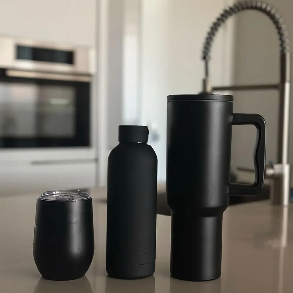 Thermos Bottle Stainless Steel Thermal Water Bottle Cup Thermal Coffee Mug Insulated Vacuum Tumbler Rubber Paint Sports Kettle