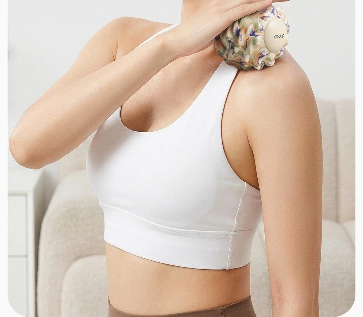 EVA Fascia Ball or Peanut Massage Ball Deep Tissue Trigger Point Massager for Muscle Relief Shoulder Back Leg Foot