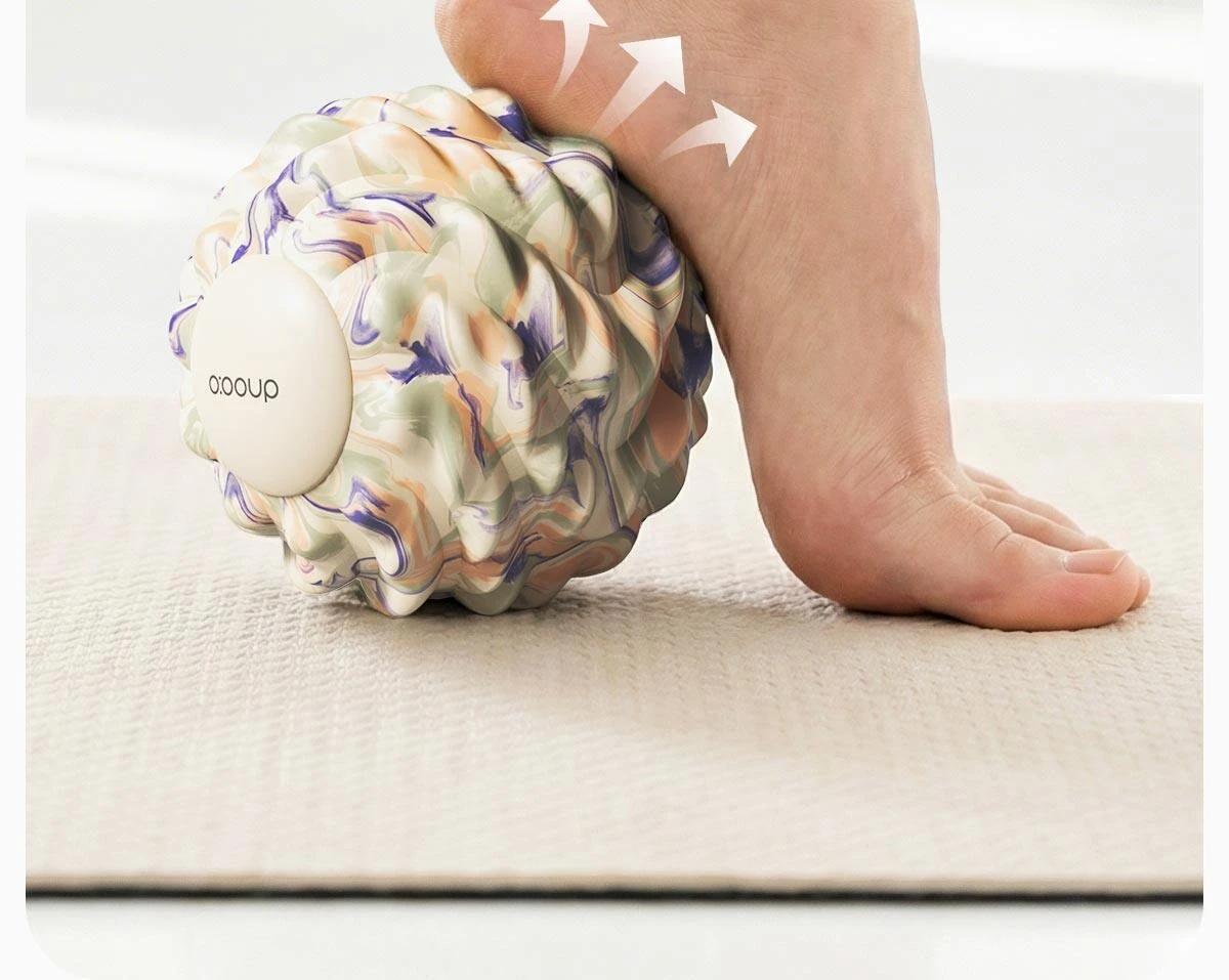 EVA Fascia Ball or Peanut Massage Ball Deep Tissue Trigger Point Massager for Muscle Relief Shoulder Back Leg Foot