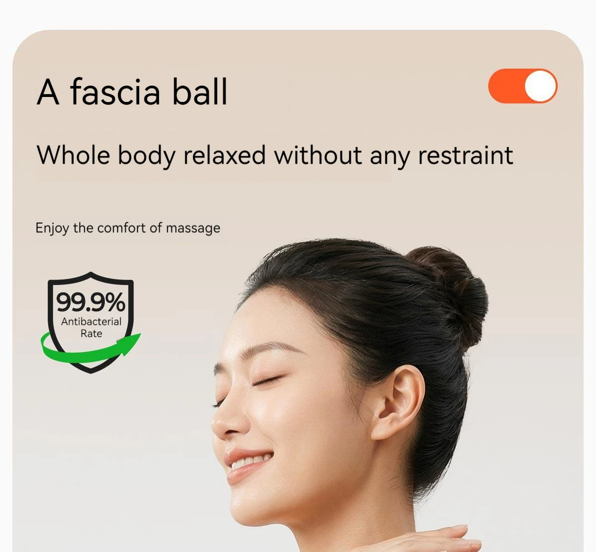 EVA Fascia Ball or Peanut Massage Ball Deep Tissue Trigger Point Massager for Muscle Relief Shoulder Back Leg Foot