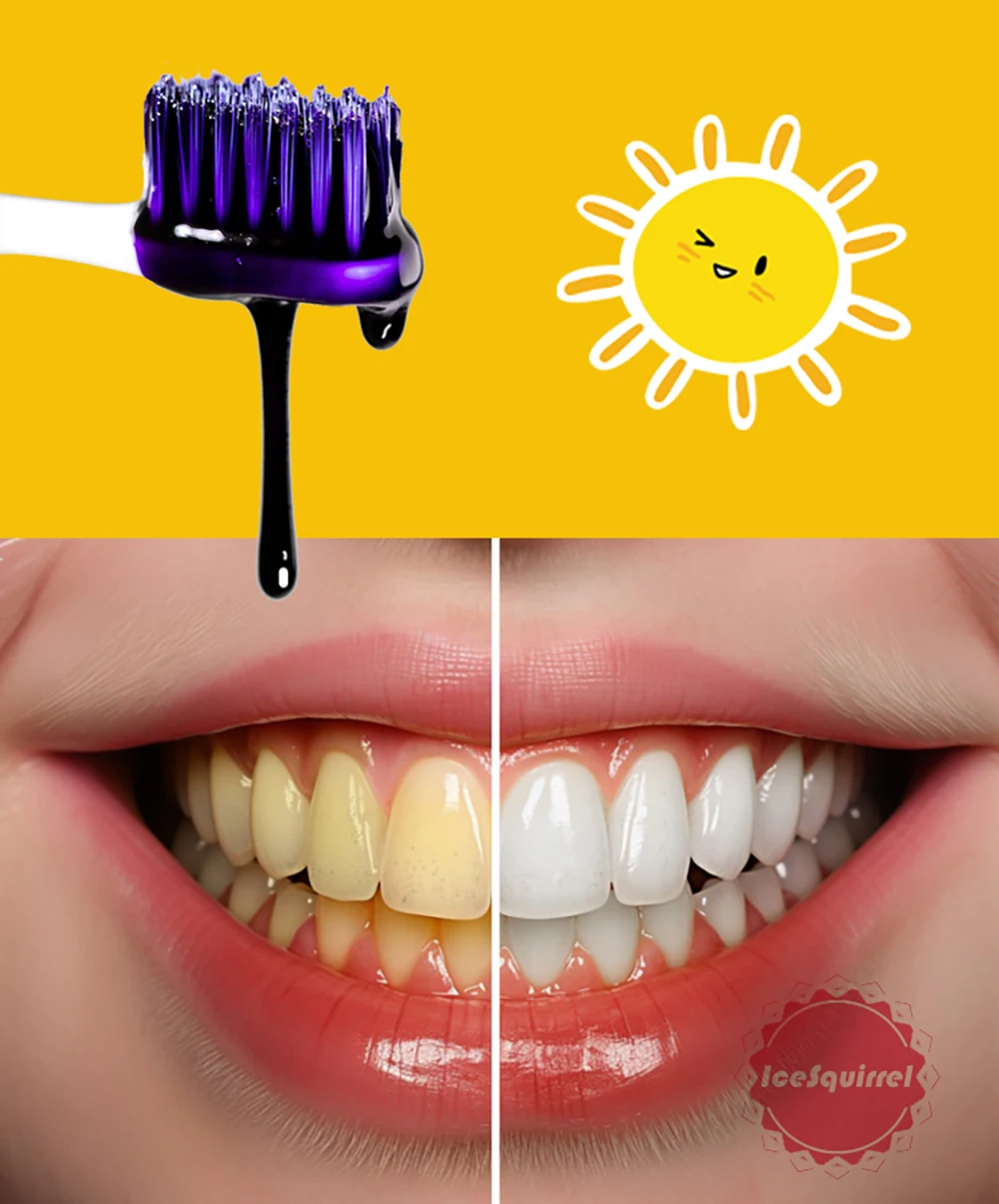 V34 Dental Whitening Toothpaste Instant Teeth Whitening Cleaning Tooth Stain Tartar Removal Oral Hygiene Fresh Breath