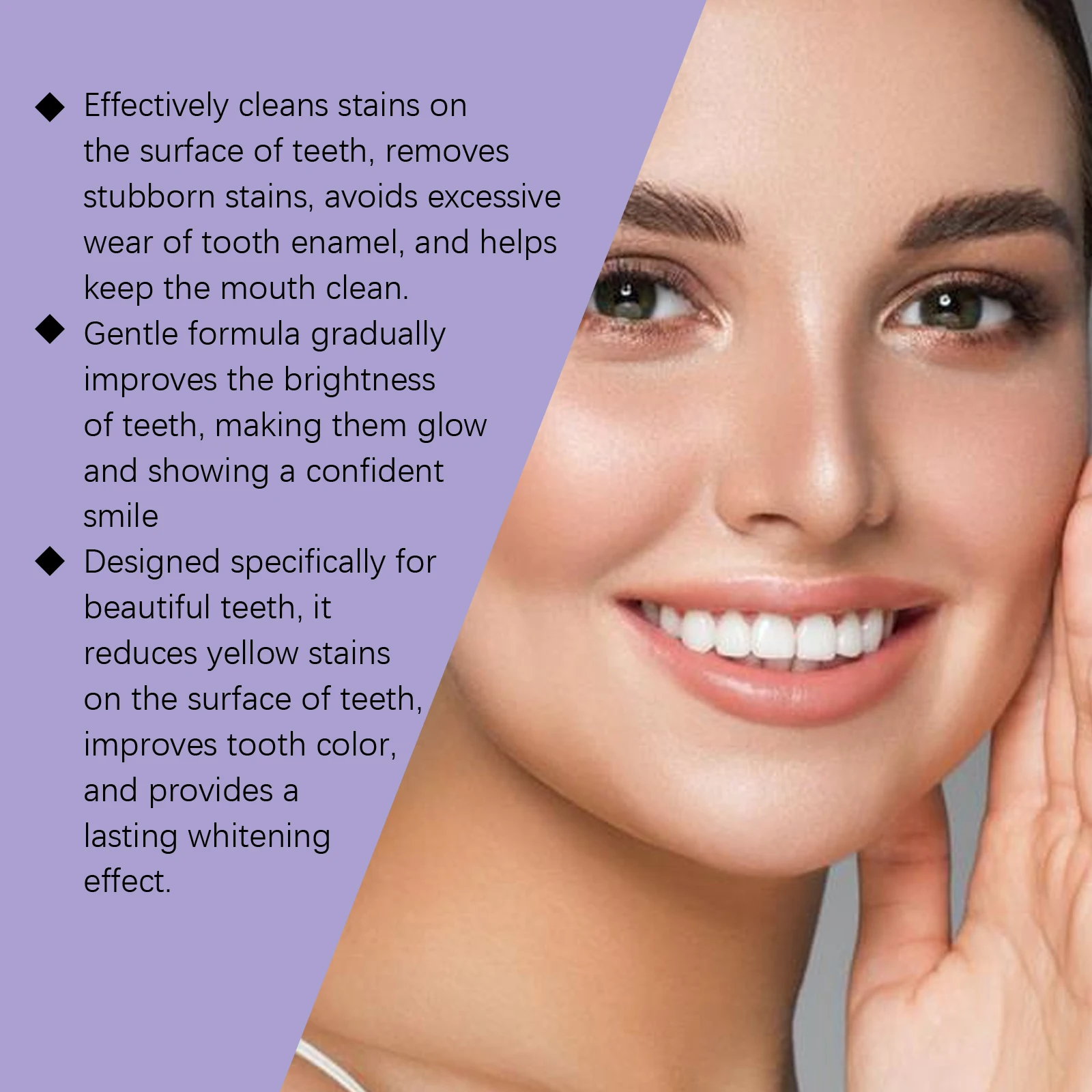 Purple Teeth Whitening Strips Bleaching Stains Remove Oral Whitening Supplies Tooth Stickers Remove Stains Care Stripes
