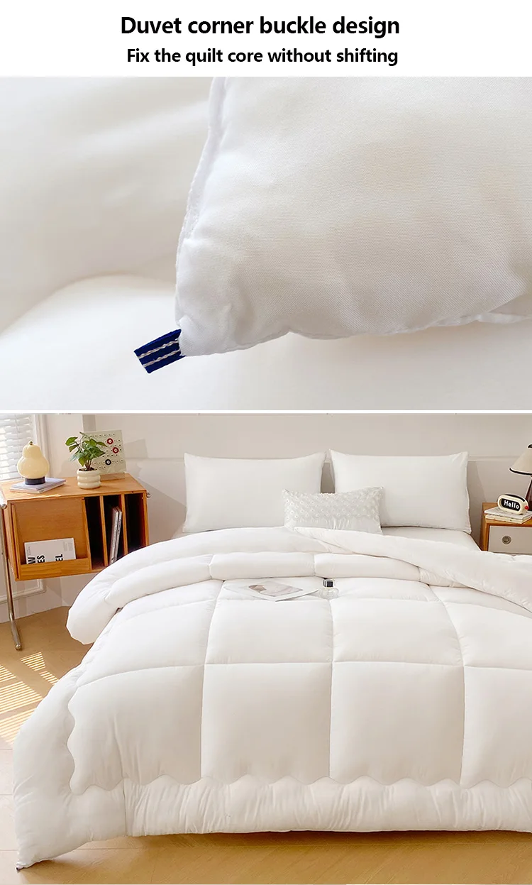 Star Hotel White Winter Quilt, Super Soft And Breathable All-Season Quilt, Extra-Large Bedding, Spring And Autumn Quilt Core
