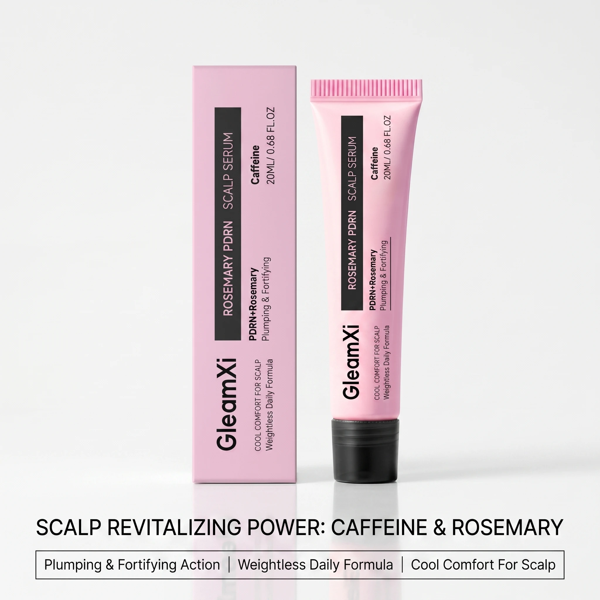 Rosemary PDRN Scalp Serum Nourishing Hair Roots Hair Thickening Improve Split Ends Anti Hair Loss Reduce Hair Breakage Hair Care