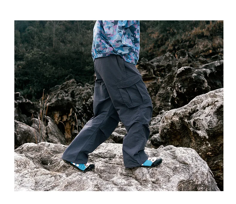 Ultra Loose Lightweight Outdoor Functional Pants Men Women Waterproof Quick Dry Techwear Wide Leg Cargo Pant Track Trouser