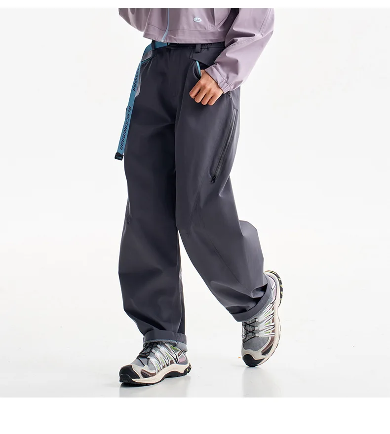Ultra Loose Lightweight Outdoor Functional Pants Men Women Waterproof Quick Dry Techwear Wide Leg Cargo Pant Track Trouser