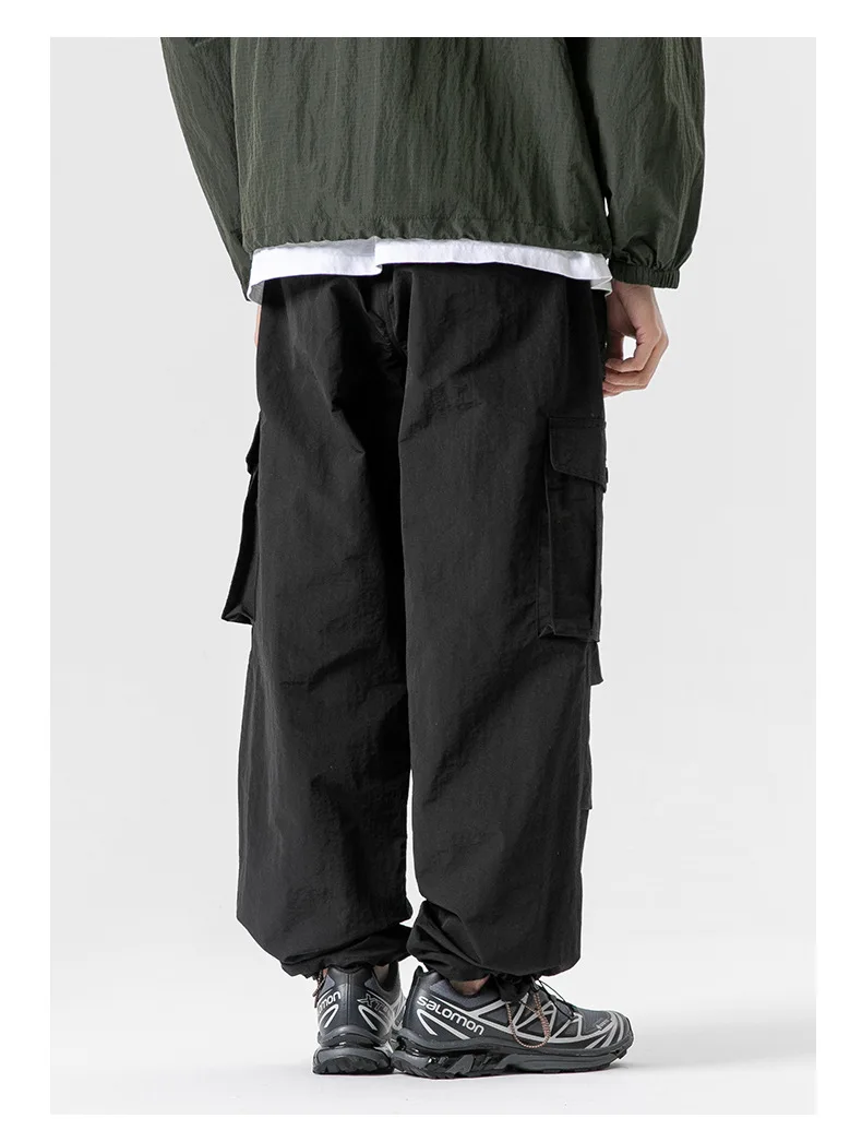 Ultra Loose Lightweight Outdoor Functional Pants Men Women Waterproof Quick Dry Techwear Wide Leg Cargo Pant Track Trouser