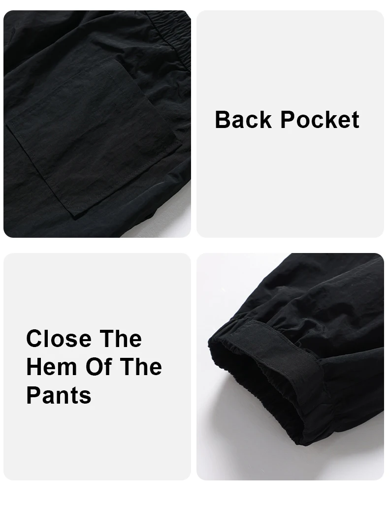 CHRLCK Men's Water-repellenHiking Pants Quick Drying Fashion Cargo Pants Breathable Trousers Fishing Camping Outdoor Sport Pants