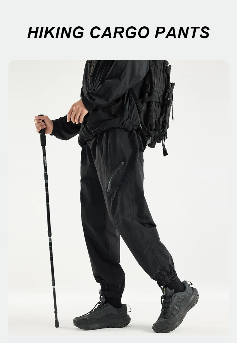 CHRLCK Men's Water-repellenHiking Pants Quick Drying Fashion Cargo Pants Breathable Trousers Fishing Camping Outdoor Sport Pants