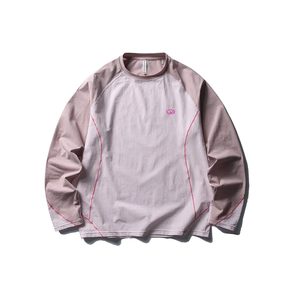 Outdoor Hiking Sport Quick Dry Long Sleeve T Shirt Men Women Streetwear Casual Fashion 3D Plaid T-shirt Fitness Tshirt