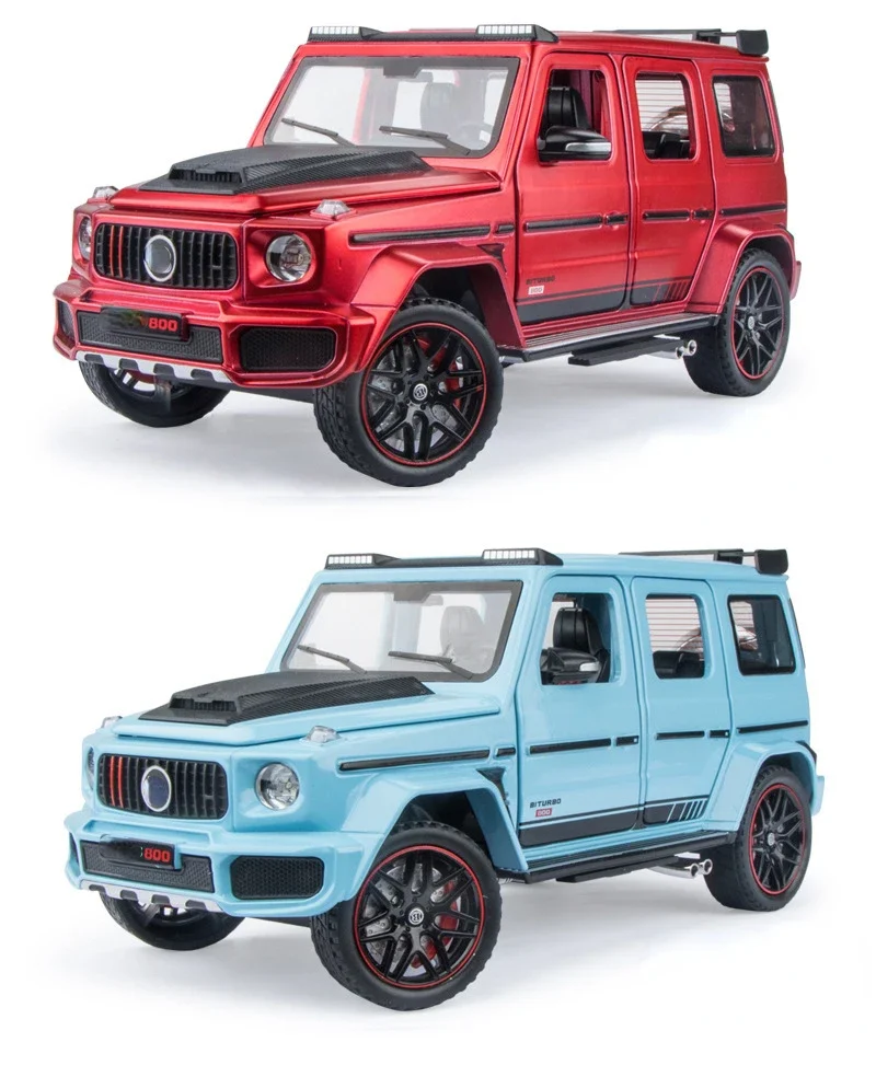 Diecast Car Toys 1:24 Scale G800 Alloy Car Model Diecast Off Road Vehicles Children's Mini Car Toys Gift Collection Miniauto