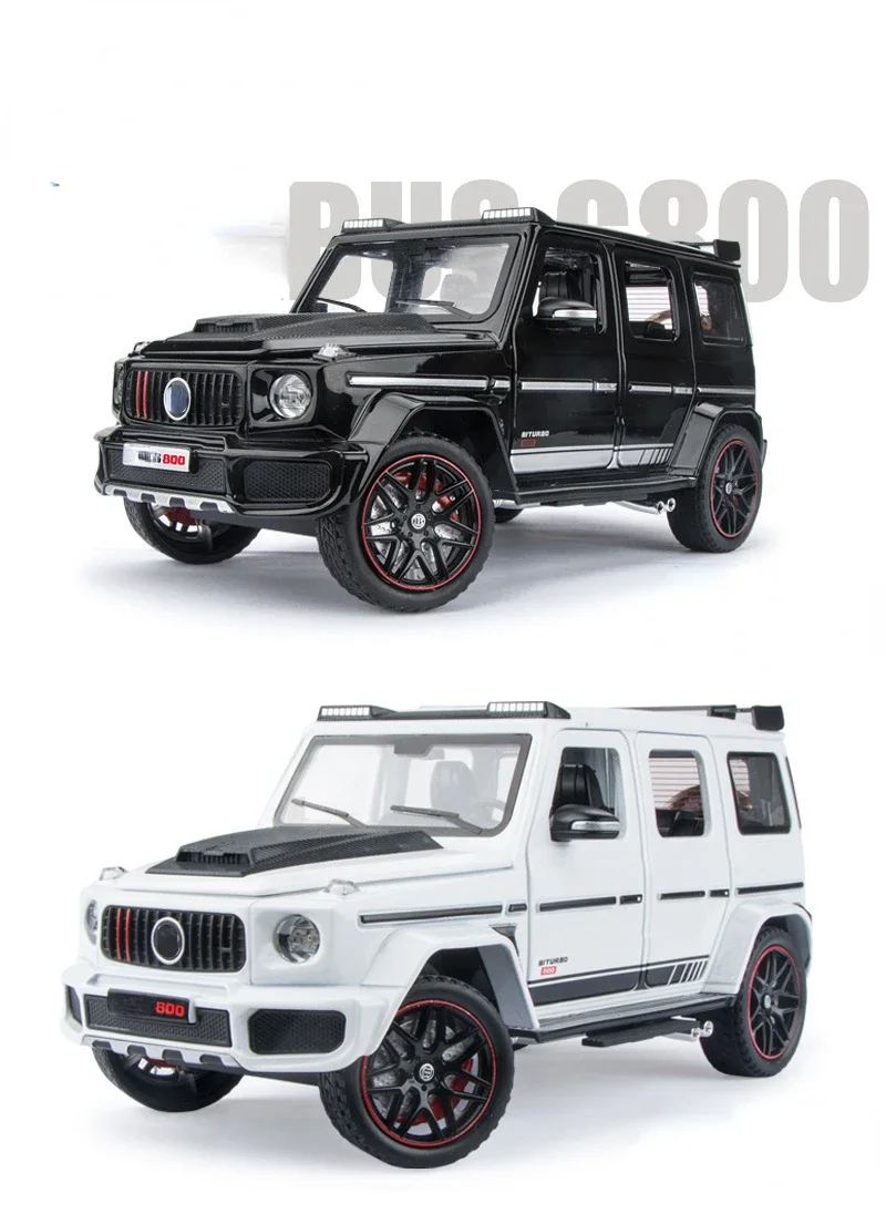 Diecast Car Toys 1:24 Scale G800 Alloy Car Model Diecast Off Road Vehicles Children's Mini Car Toys Gift Collection Miniauto