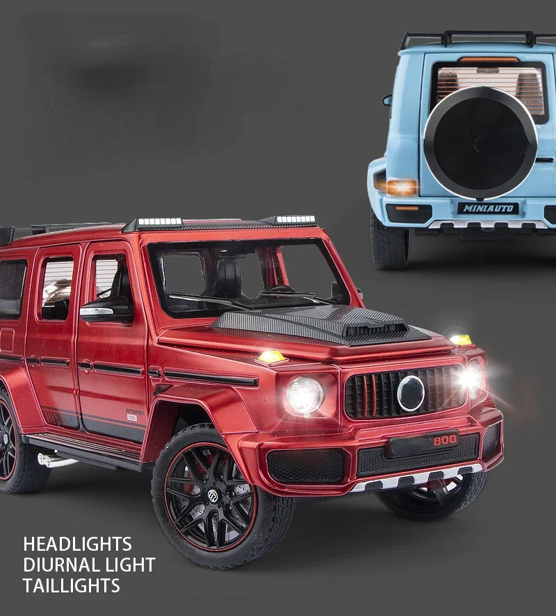 Diecast Car Toys 1:24 Scale G800 Alloy Car Model Diecast Off Road Vehicles Children's Mini Car Toys Gift Collection Miniauto