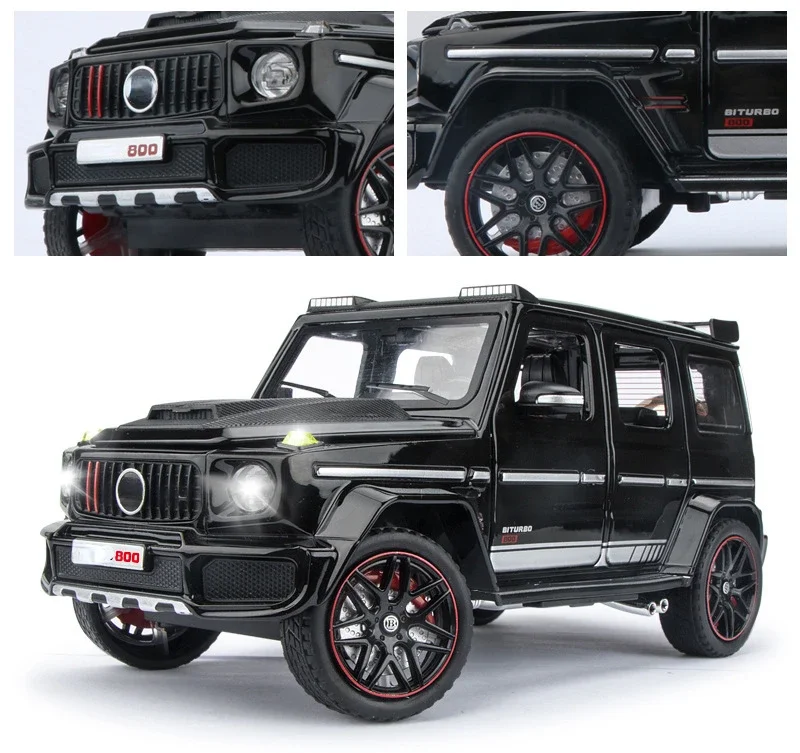Diecast Car Toys 1:24 Scale G800 Alloy Car Model Diecast Off Road Vehicles Children's Mini Car Toys Gift Collection Miniauto