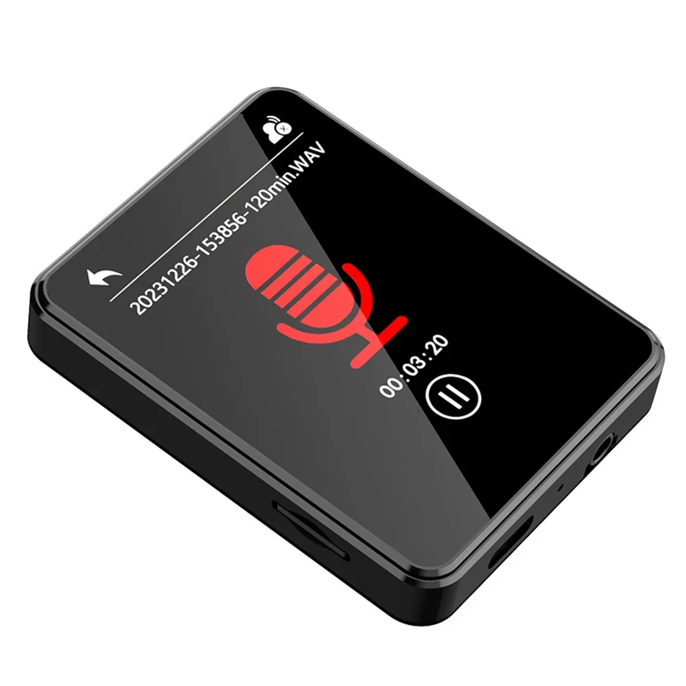 MP3 Player 2.4 Inch Full Touch Screen Bluetooth HiFi Walkman Built‑in MP4 Music Speaker FM Radio Voice Recorder E‑book
