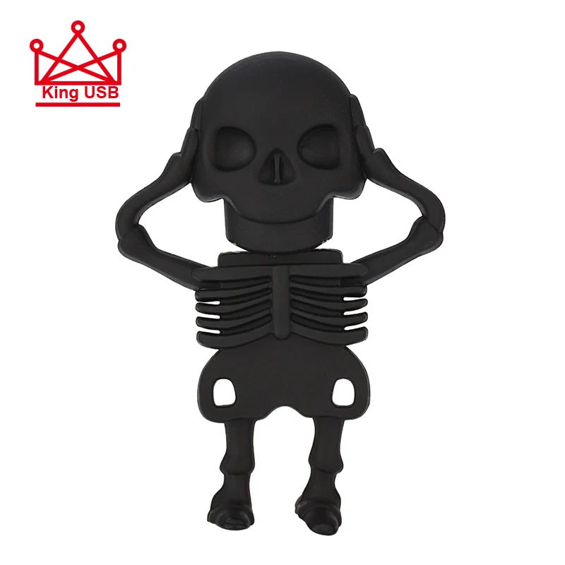 Skeleton USB Flash Drive 4GB 8GB 16GB 32GB 64GB 128GB pendrive USB 2.0 Mini Memory Stick Pen Drive Gifts cle usb